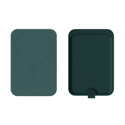 JCPal Cove Magnetic Wallet Stand for iPhone 15/14/13/12 Series MagSafe Compatible Phone Stand with Multiple Viewing Angles